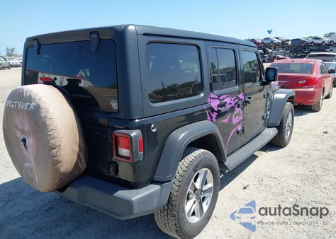 2019 Jeep Wrangler Unlimited Sport S 4X4 from USA, damaged, VIN 1C4HJXDN3KW668597